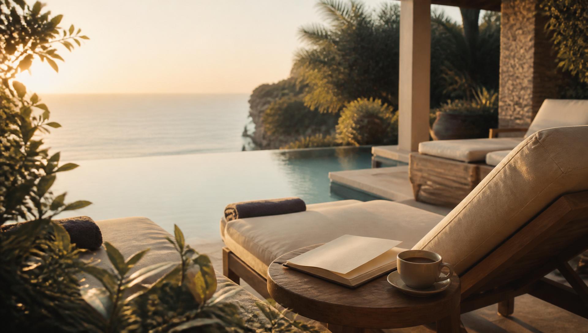 Luxury hotel view